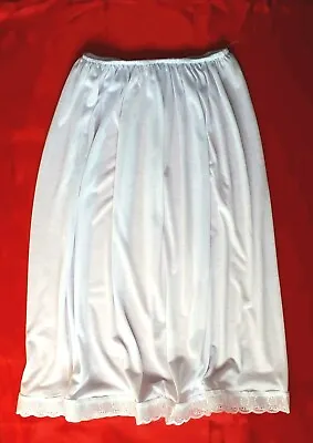 £5.22 • Buy BLACK/ WHITE Half Slips UK Size 6-16 Petticoat Cotton Rich Underskirt Waist Slip