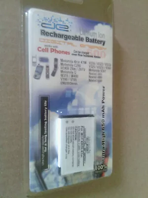 Digital Energy 230-0090 650 MAh 3.7v Li Ion Battery For Motorola • $6.99