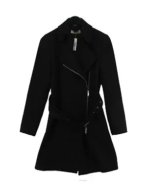 Marc O'Polo Women's Coat UK 8 Black Wool With Cashmere Polyamide Trench Coat • £15