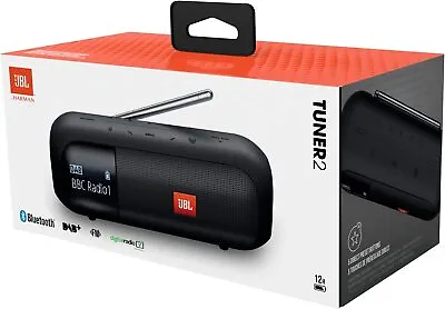 £64.31 • Buy JBL Tuner 2 Portable Bluetooth Speaker With DAB And FM Radio 12h Of Music