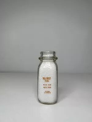 Vintage Hill Crest Farm Milk Bottle Austin Texas Half Pint • $21.99