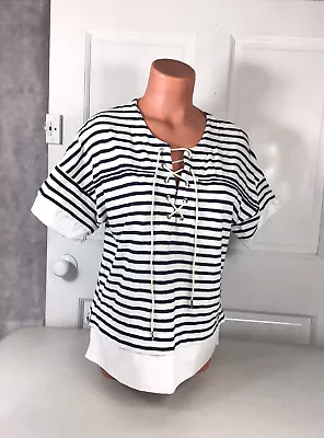 J CREW Stripe Sailor Shirt Womens Medium • $14.95