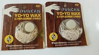 2 PACK Vintage 1970's Duncan Yo-Yo String & Wax Sealed • $15.99