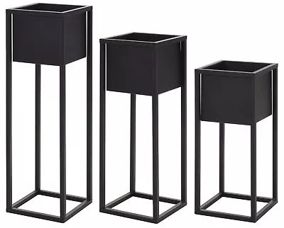 Metal Plant Pot Stand Holder Indoor Outdoor Garden Decor Flower Planter Display • £34.99