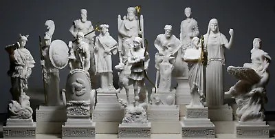 $189.80 • Buy SET 12 Twelve Greek Olympian Gods Pantheon Figure Handmade Statue Sculpture 