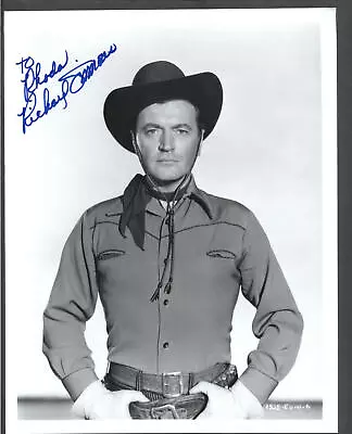 Dick Simmons - Signed Vintage Celebrity Autograph Photo - Sergeant Preston • $49.99