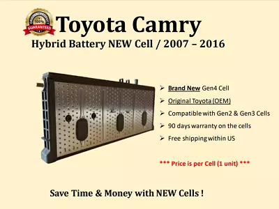 2007 - 2016 Toyota Camry Brand NEW Hybrid Battery Cell • $99