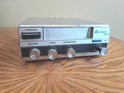 Vintage Automatic Radio Track Under Dash Tape Player Original Chrome 220 • $58.65