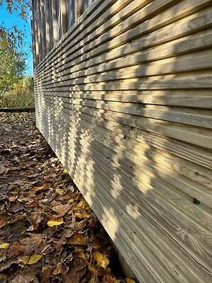 Pressure Treated Shadow Gap Cladding Natural And Modern Design. • £8.48
