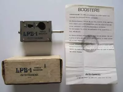 Vintage 1970s Electro-Harmonix LPB-1 Early Model Effector Preamp With Box • $799