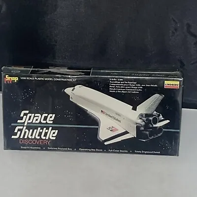 Lindberg NASA Space Shuttle Snap Fit 1:200 Model Kit # 72566 • $19.95