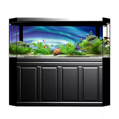 $12.54 • Buy 3D Fish Tank Aquarium Background Poster Aurora Polar Picture Decor Landscape
