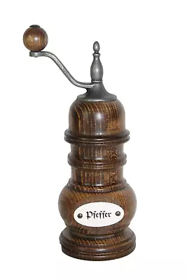 Vintage Zassenhaus Wood Pepper Mill Grinder  Made In West Germany 7-3/8 TALL-G12 • $31