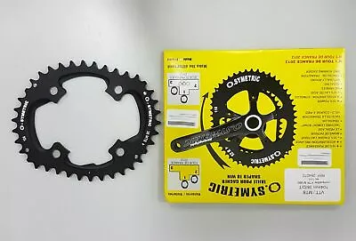 Osymetric MTB XTR M980 BCD 104mm X 4 Bolts 38T Chainring Black • $104.50