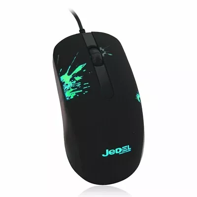 Comfort USB Mouse Gaming 7 Color LED For Desktop PC Laptop Home And Office UK • £5.75