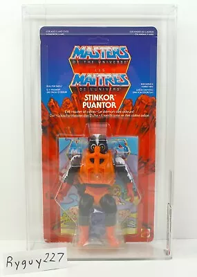 MOTU Stinkor AFA 80 Graded Masters Of The Universe MOC Sealed Figure • $950