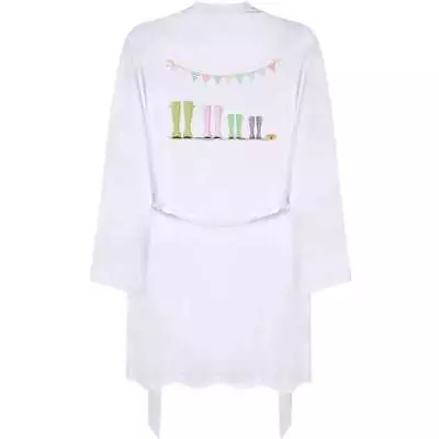 £29.99 • Buy 'Spotty Wellies' Adult Dressing Robe / Gown (RO038439)