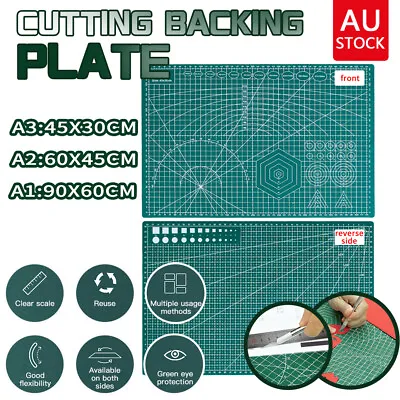 A1 A2 A3 Large Thick Self Healing Cutting Mat Double-Side Art Craft DIY Au Stock • $20.59