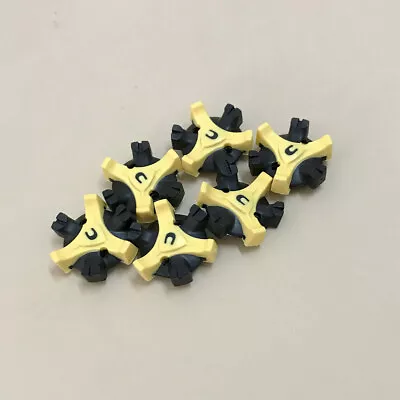 Yellow Black Q-Lok Spikes Golf Shoe Spikes Replacement Cleats • $8.89