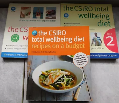 The CSIRO Total Wellbeing Diet - Books 1 And 2 + Recipes On A Budget • $29.99