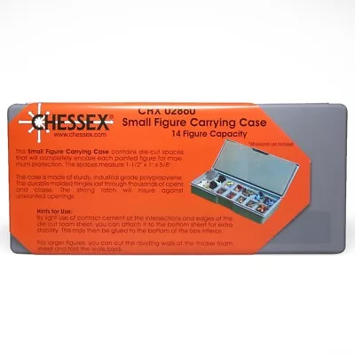 Chessex Small (14-Figure) Miniatures Carrying Case For 25mm Miniatures CHX02860 • $14.70