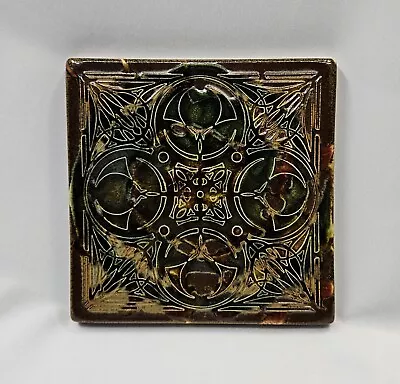 Rare Motawi Tileworks Nathan Moore House Oak Tile Art Crafts 6x6 Made In USA • $149.99