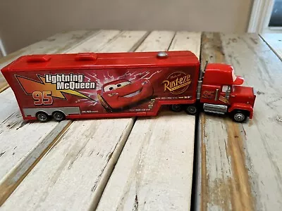 Disney Pixar Cars Lightning McQueen Mac Truck Hauler Comes With Sally No McQueen • $16