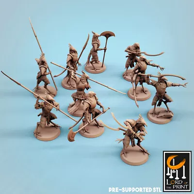 Kenku Soldiers Army Fighter Rogue Scout Miniature D&D DnD Pathfinder RPG • $69.99