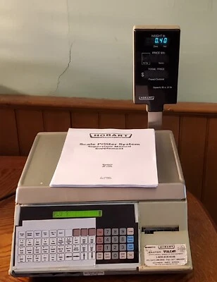 $349.99 • Buy Hobart SP Series Food Scale With Two Side Read Out Screen Printer Manual Tested
