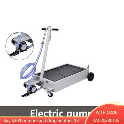 $284.99 • Buy 15Gallon Low Profile Light Weight Truck Car Oil Drain Pan With Electric Pump 