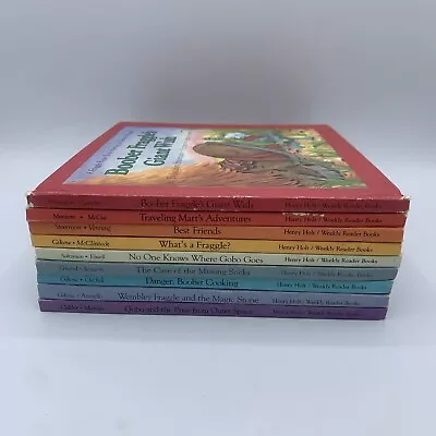 Vintage 80s FRAGGLE ROCK Weekly Reader Book Lot 9 Jim Henson Muppets Hardcover • $24.87