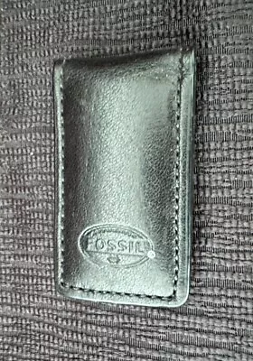 Vintage Fossil New With Tags Men’s Authentic Italian Leather Magnetic Money Clip • $15