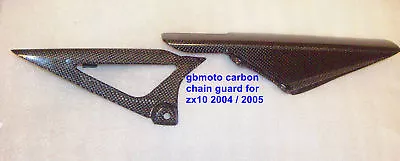  Kawasaki Zx10 Zx10r 2004 2005 Carbon Chain Guard 04 05 Kawasaki Gbmoto • £84.98