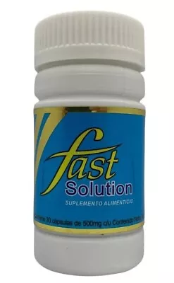 1 Fast Solution Suplemento  Natural 30 Capsulas  Para Quemar Grasa Bajar De Peso • $20.92