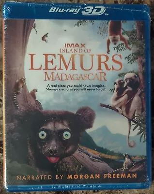 NEW IMAX Island Of Lemurs Madagascar (Blu-ray + 3D + DVD 2015 2-Disc Set) • $19.99