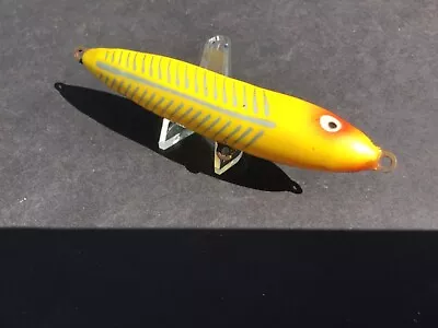 Vintage HEDDON  ZARA SPOOK  YELLOW SHORE  COLOR Yellow Nose Tie Swayback • $27.99