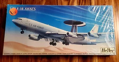 Vintage Heller 1:72 E3A/C AWACS USAF Aircraft Plastic Model Kit NIPW Factory Sea • $80