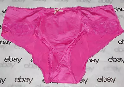 NEW Victoria's Secret Body By Victoria Hiphugger Panty Satin Hot Pink Medium VS • $14.50