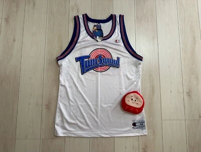 $200 • Buy Vintage Space Jam MICHAEL JORDAN #23 Tune Squad Champion Jersey Size 44
