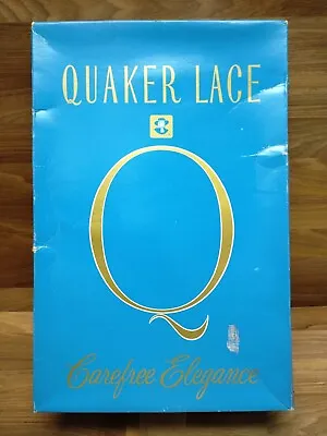 Vintage NEVER USED Quaker Lace Table Cloth 54x70 Jubilee Egyptian #1006 W/Box • $45.60