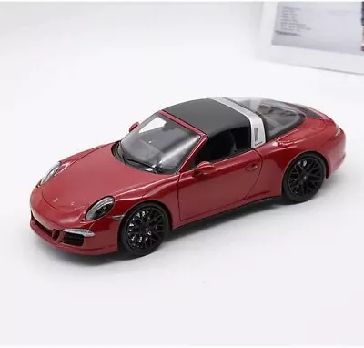 Schuco 1/18 Scale Porsche 911 Targa 4 GTS Red Diecast Car Model Toy NIB • $168