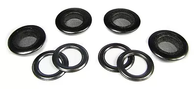 4pc. 1-inch O.D. Gun Metal Screened Grommets With Washers - Great For CBGs! • $2.99