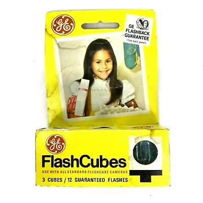 GE Flash Cubes New Old Stock 3 Cubes In 1 Box 12 Flashes • $3.99