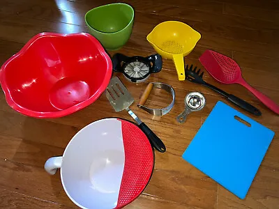 Large Lot Of Kitchen Supplies & Utensils 11 Pc Great Value! Startup Set • $14.25