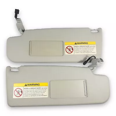 2000-2003 Volkswagen Beetle Driver & Passenger Sun Visor Pair Set Gray • $66.95