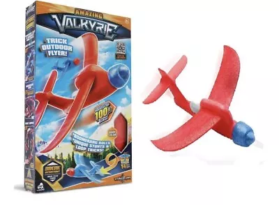 Amazing Valkyrie Foam Glider Stunt Thrower Plane Kids Hand Summer Outdoor Toy • £19.99