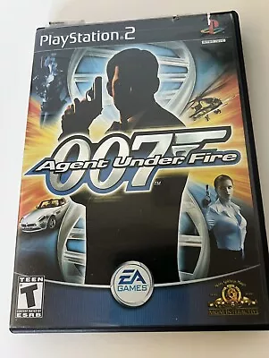James Bond 007 Agent Under Fire PlayStation 2 2001 PS2 CIB Complete Manual Case • $12.99