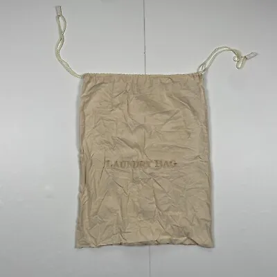 £9 • Buy Laundry Bag Small Beige Cotton