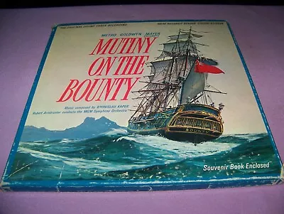 Mutiny On The Bounty Soundtrack Deluxe Lp 12  Vinyl Record With Souvenir Book Ex • $9.99