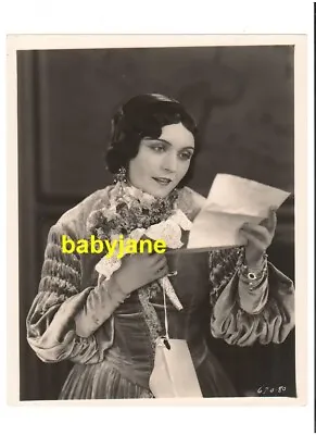 Pola Negri Original 8x10 Photo Reads A Letter 1928 Loves Of An Actress • $34.99